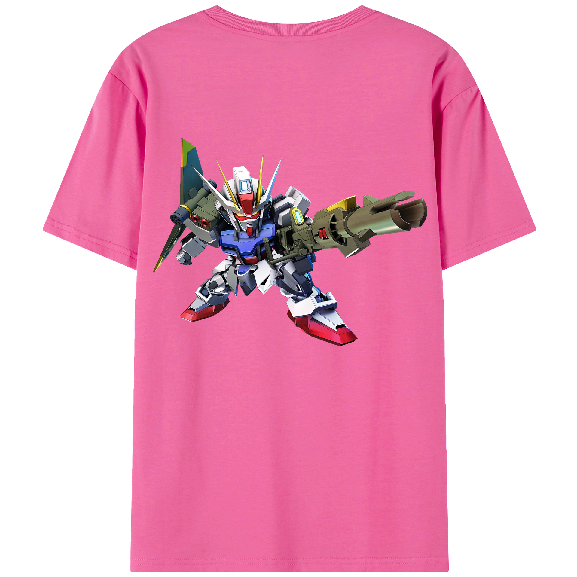 （画像用） 機動戦士ガンダム Mobile Suit Gundam レディース半袖Tシャツ(バックプリント)
